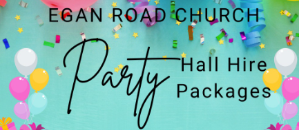 Hall Hire Packages – Egan Road Church
