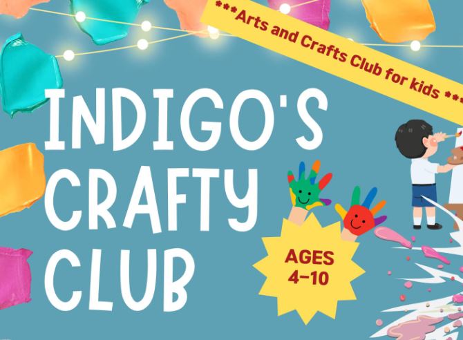 Kid’s Crafty Club – Indigo Cafe