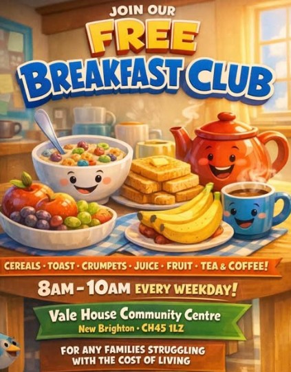 Breakfast Club – Vale House Community Centre