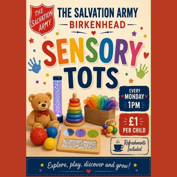 Sensory Tots – The Salvation Army Birkenhead