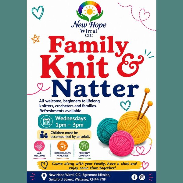 Family Knit & Natter – New Hope Wirral