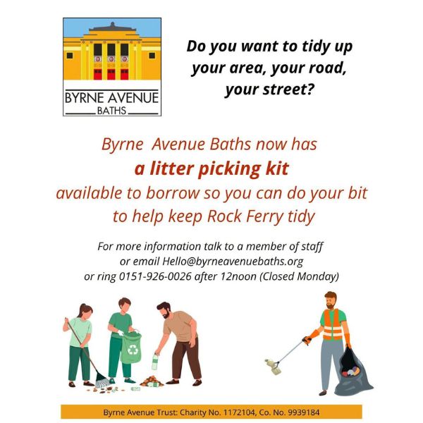 Community Litter Picking – Byrne Avenue Baths