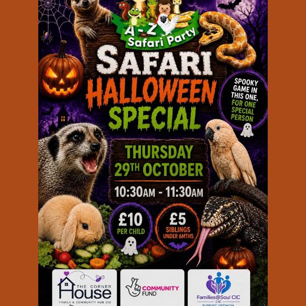 Safari Halloween Special – The Corner House CIO