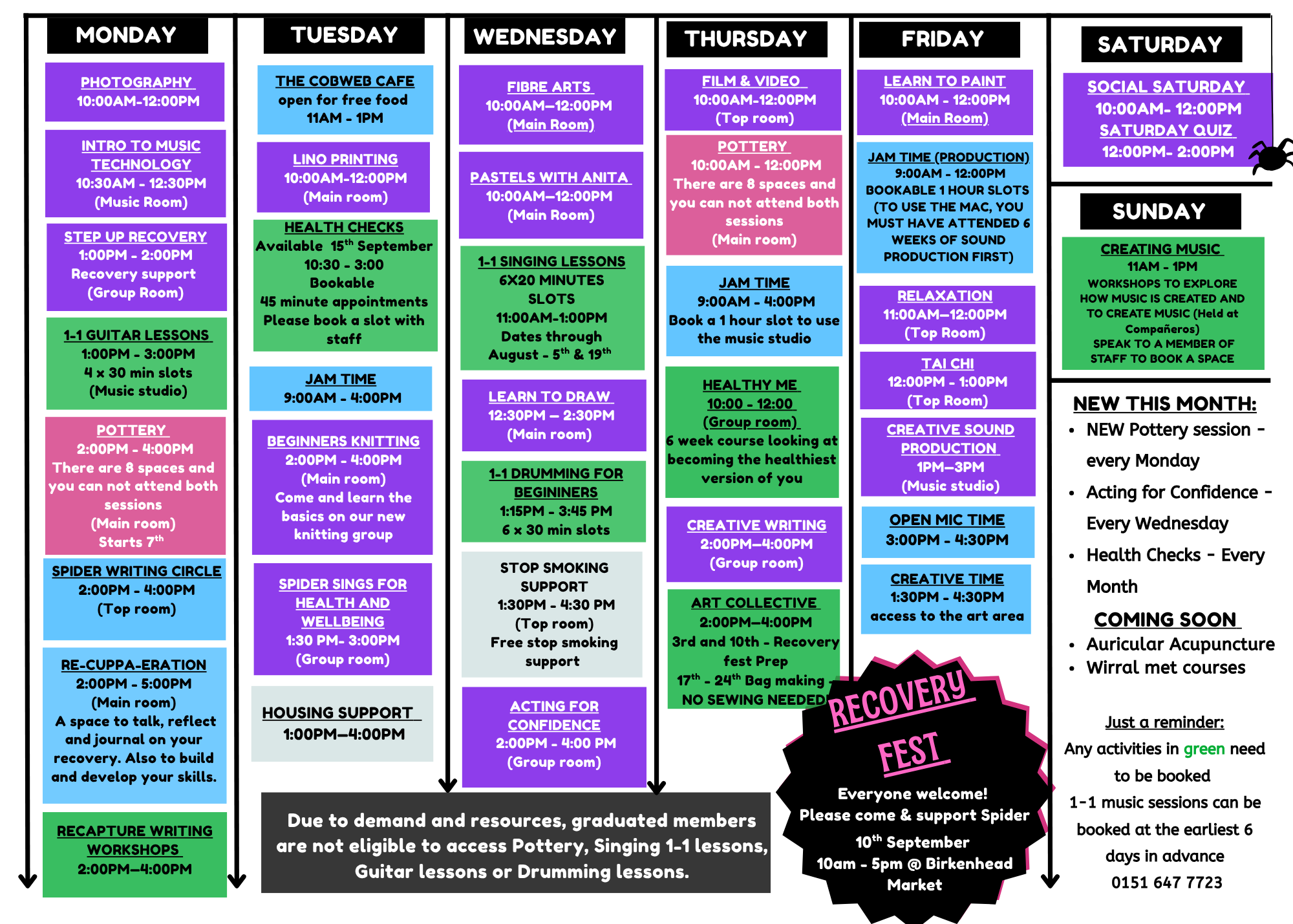 September at Spider Project