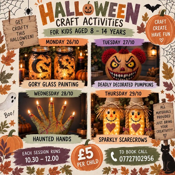 Halloween Craft Activities – Amber Button CIC