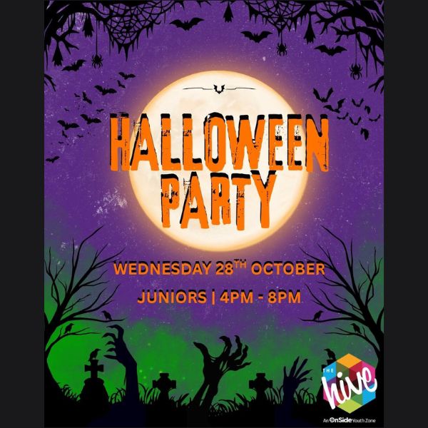 Juniors Halloween Party – The Hive, Wirral Youth Zone