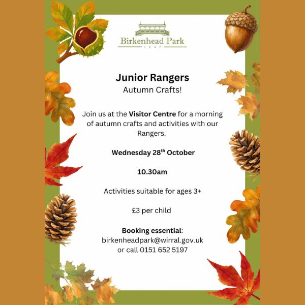 Junior Rangers: Autumn Crafts – Birkenhead Park