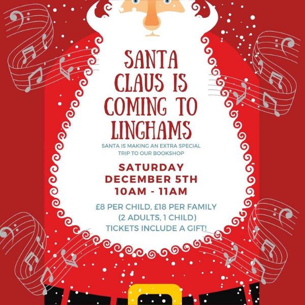 Santa visit – Linghams Booksellers