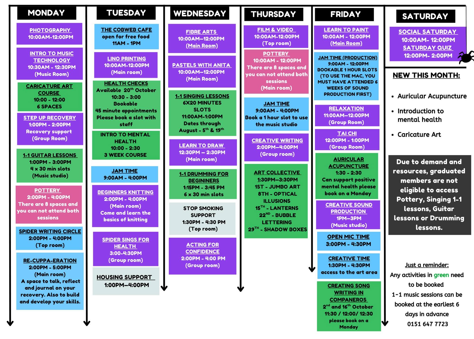 October at Spider Project